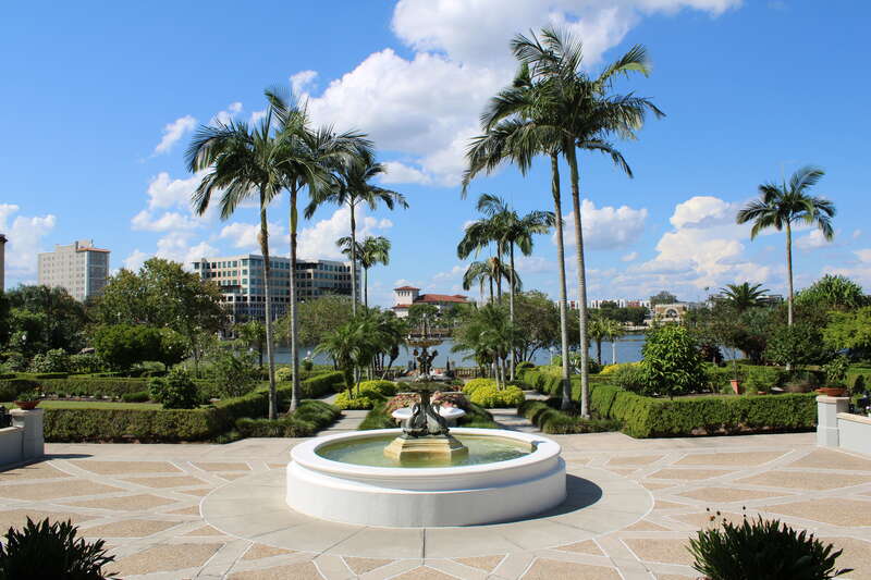 Hollis Garden in Lakeland, Florida, as viewed from the south in September, 2024.