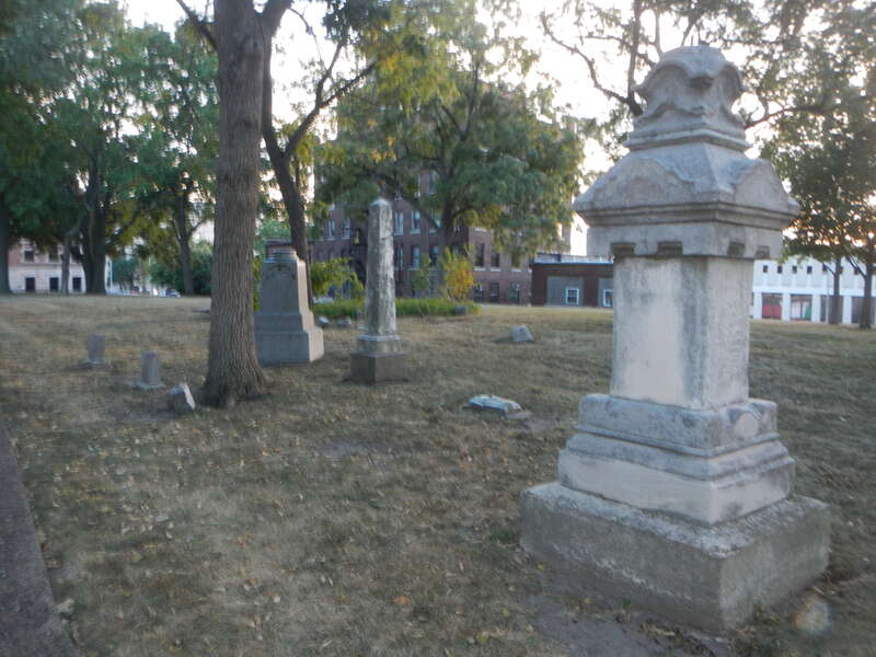 Huron Cemetery, On Minnesota Ave. between 6th and 7th Sts. Kansas City