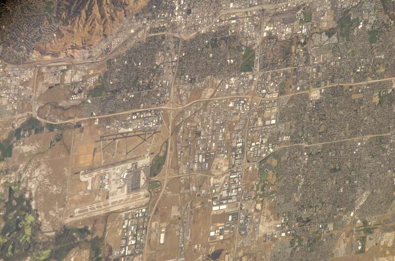 View of Utah taken during ISS Expedition 15.