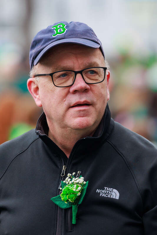 Jim McGovern, US Representative. Taken at the 2025 St. Patrick's Day Parade in Worcester, Massachusetts