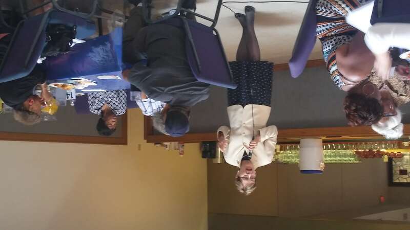 Kaptur met with citizens and answered questions about her work in Congress at a lunch event at the Worship Cathedral Church.