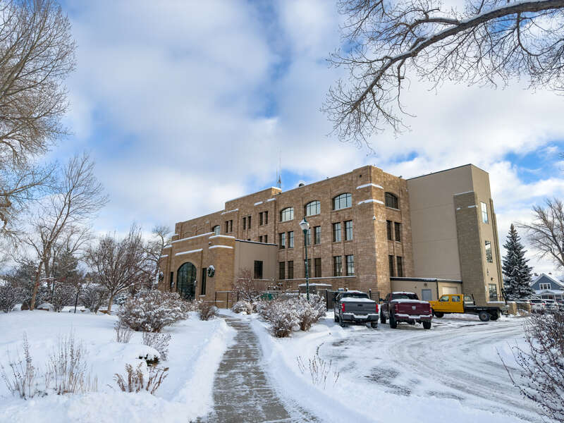 The Albany County Courthouse in Laramie, Wyoming.