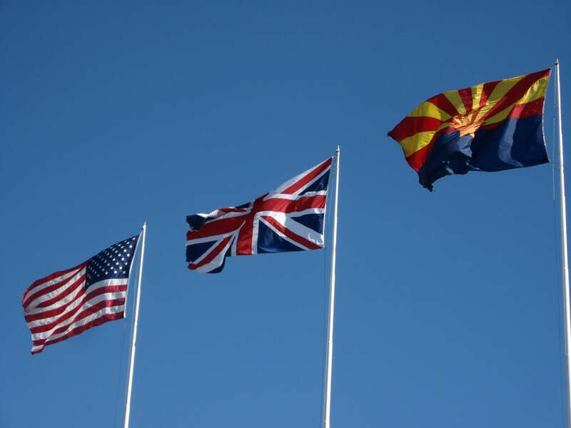 The London Bridge, currently located in Lake Havasu City, Arizona, USA, was originally constructed in London, in 1831. The bridge was the last project of engineer John Rennie and completed by his son, also named John Rennie. By 1962, the bridge was