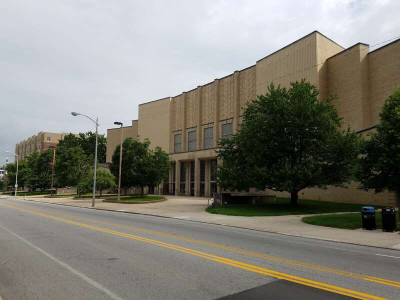 A view of the Memorial Coliseum in Lexington, Kentucky