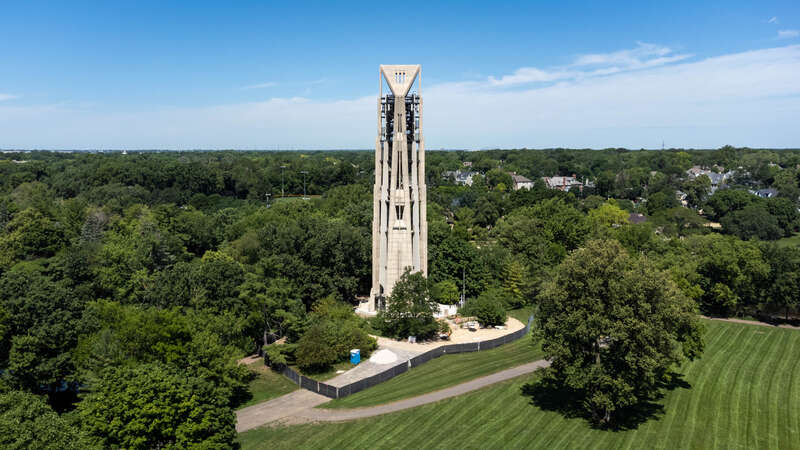 The Carillon in Naperville, IL in 2022.