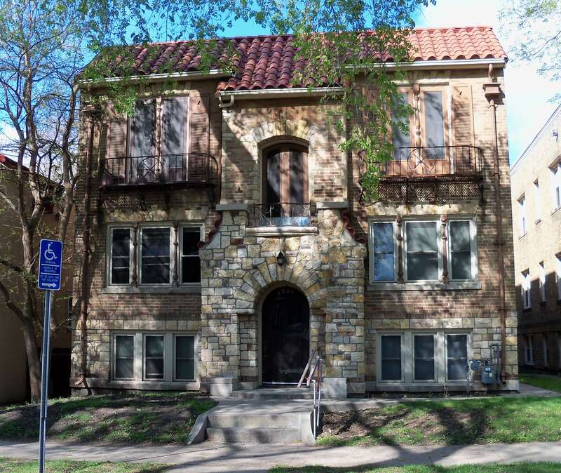 Old apartment building