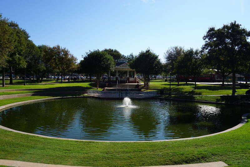 Haggard Park in Plano, Texas (United States).