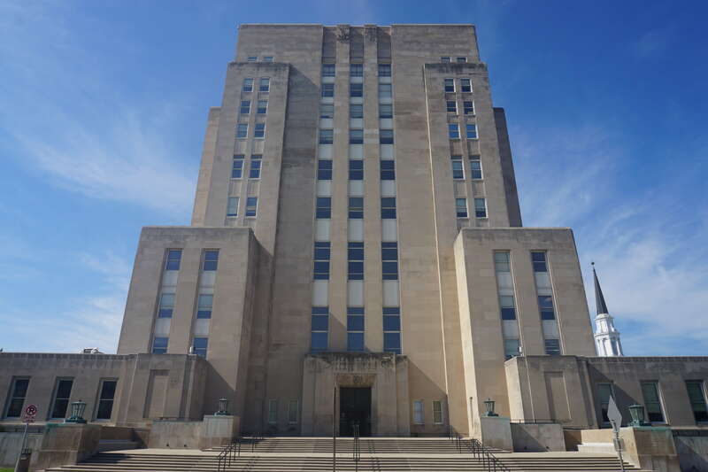 The Racine County Courthouse in Racine, Wisconsin (United States).