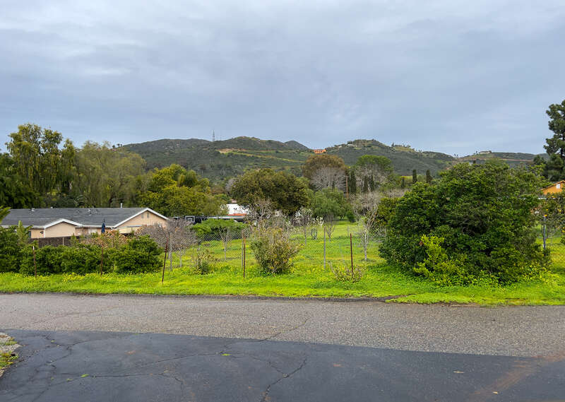 Part of the San Marcos Mountains are seen in this image from Vista, California