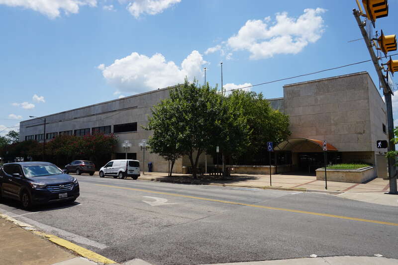 The Grayson County Justice Center in Sherman, Texas (United States).