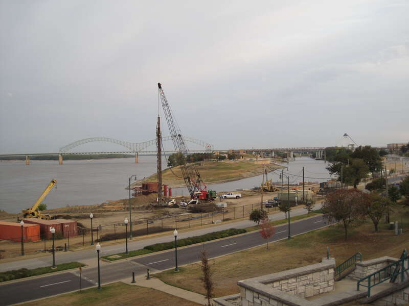 Tip of Mud Island and Riverfront