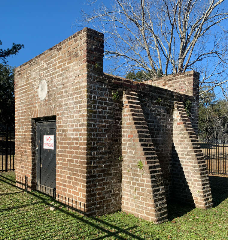 Brick building at Waterfront Park, North Charleston, South Carolina