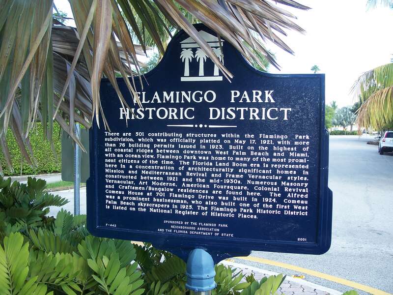 West Palm Beach, Florida: Flamingo Park Historic Residential District: