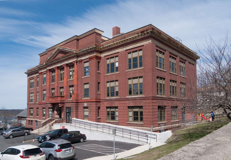 Westall School (1907), 276 Maple Street, Fall River, Massachusetts
