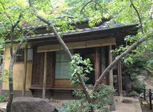 The tea house of Anderson Japanese Gardens