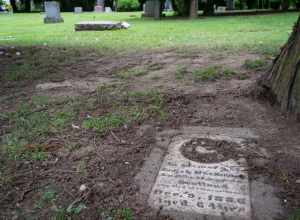 The gravesite of Orient, Oregon, pioneer Andrew MacKinnon