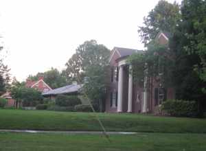 Houses on the southern side of Ashwood Drive just east of the Woodspoint Road intersection in Lexington, Kentucky, United States.  This block is part of the Ashland Park neighborhood, a historic district that is listed on the National Register of