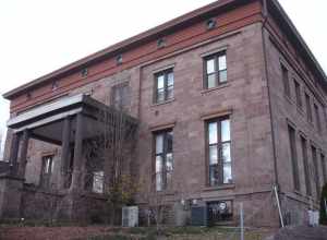 I took this photo of the Aycrigg Mansion myself on December 22, 2011.
