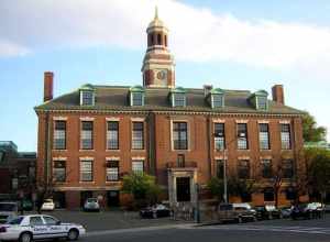 Back side of City Hall, Chelsea, MA