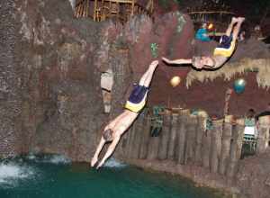 Casa Bonita cliffdivers.