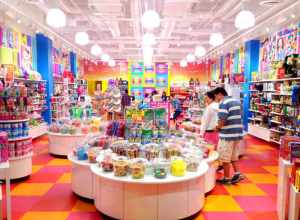 A really colorful and inviting candy store in Maryland