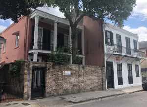 House in the historic French Quarter of New Orleans, Louisiana.