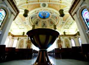 Church interior, San Jose, California