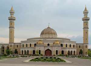 The Islamic Center of America, the largest mosque in the United States, located in Dearborn, Michigan.