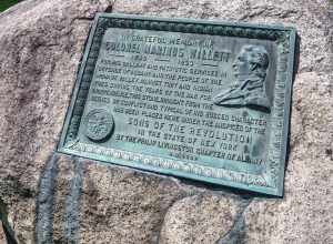 Marinus Willett Memorial, placed 1907, relocated 2006. Washington Park, Albany NY