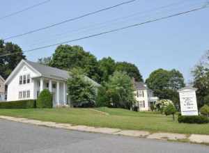 The Christian Science Church in Marlborough, Massachusetts, located in the West Main Street Historic District.