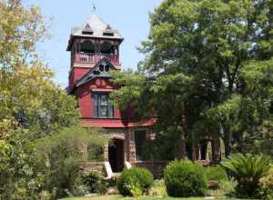 The Mather-Kirkland House, also known as The Academy, in Austin, Texas, United States. The house was listed on the National Register of Historic Places on December 8, 1978 and designated a Recorded Texas Historic Landmark in 1985. The Austin Military