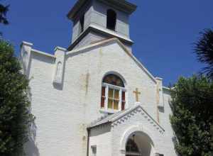 Old St. Mary's Church Catholic in Rockville, Maryland.  It located next door to the the present church and it is listed on the National Register of Historic Places.