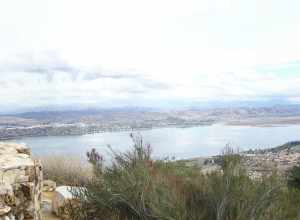 Panorama of Lake Elsinore
