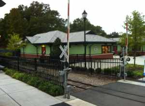 Pullen Park Childrens Railroad Oct 2013 Entrance