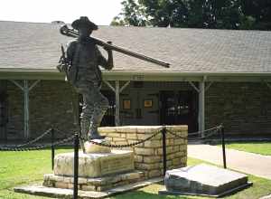 Entry to the Texas Ranger Hall of Fame and Museum in Waco, Texas, United States.