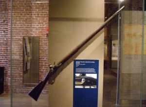 Rifles &amp; Muskets display at the Frazier Hist Arms Museum, Louisville, KY