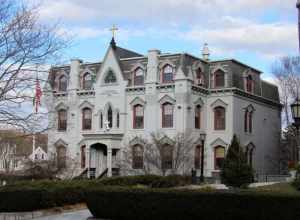 The rectory at the Cathedral of Saint Patrick Norwich, Connecticut.