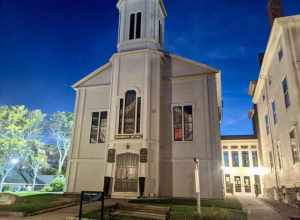 Seamen's Bethel is the Historic Chapel in New Bedford Historic District. It was completed on May 2, 1832. It was created as a respite for Whalers and a tradition to visit the Chapel before one set sail. It was written about in Herman Melville's Moby