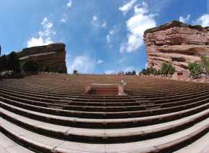 Seen from the stage, taken with a fish eye lense