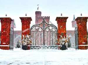 
500px provided description: Smithsonian Castle on the National Mall during a snowstorm [#winter ,#architecture ,#gate ,#castle ,#washington dc ,#snowflakes ,#gates ,#snowstorm ,#red brick ,#winter wonderland ,#national mall ,#smithsonian ,#sno]