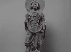 This Standing Bodhisattva Maitreya (3rd century) is in the Metropolitan Museum of Art in New York.