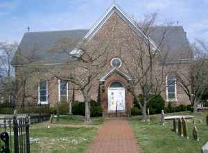 View of the south side of St. John's Episcopal Church, Hampton, VA