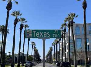 Texas St. street sign in Fairfield, California