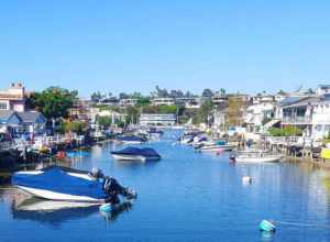 The Grand Canal Newport Beach by Don Ramey Logan