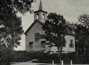 Undated photo of church prior to expansion