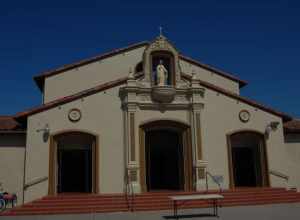 Saint Mary Catholic church. 11 First Street. Gilroy, California, USA