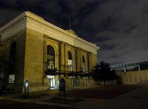 Wichita's former Union Station.  There has been no passenger rail service to Wichita since the end of the Lone Star in 1979.