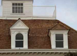 Gabled dormer and hipped dormer below the Widow's walk - Gaithersburg, MD