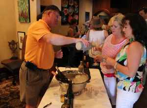 Wine Country Bistro and Bottle Shop on Line Avenue held its fourth annual "Wine and Swine" shindig on Sunday, April 22. As the event's name would suggest, the main attractions are wine - lots of varieties are available to sample - and pork cooked