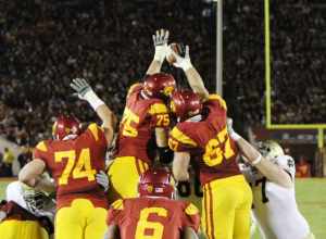 The USC Trojans fell to the Notre Dame Fighting Irish 20-16 at the Los Angeles Memorial Coliseum Saturday November 27, 2010. (Shotgun Spratling/Neon Tommy)